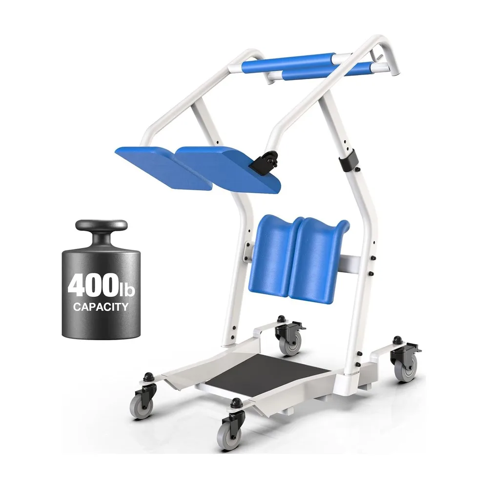 WHLICKS Sit-to-Stand Patient Lift — Blue